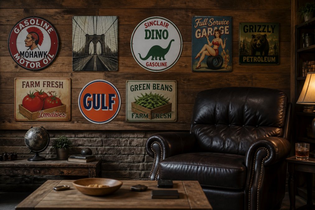 Best Aluminum Signs for Man Cave Decor