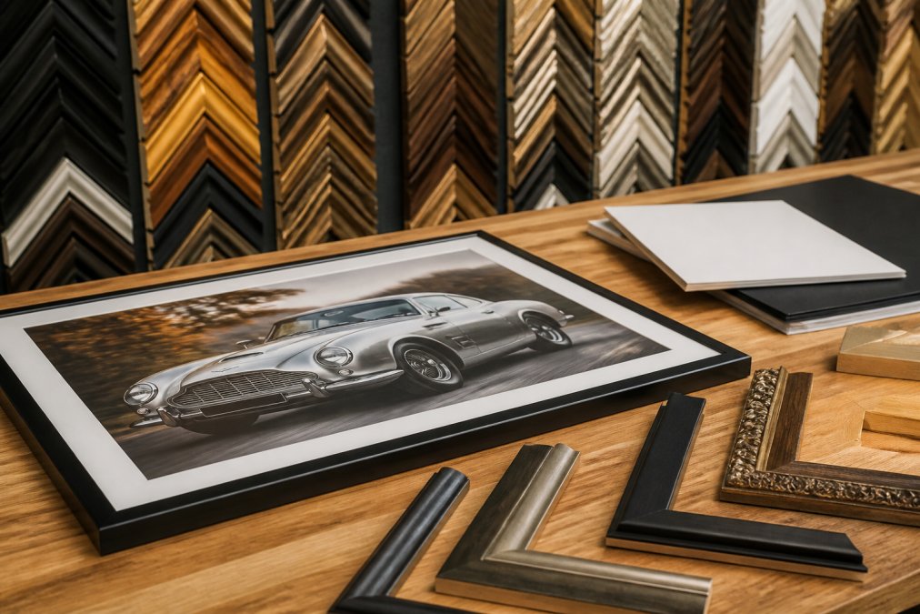 Choosing the Right Frames for Automotive Prints