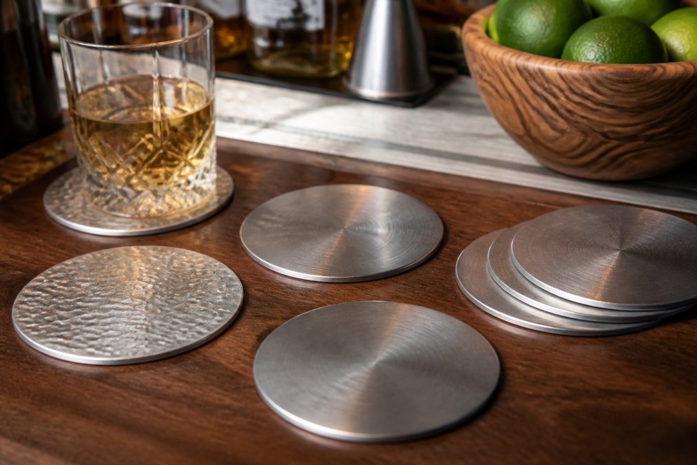 Custom Aluminum Coasters for Bar Decor: Top Picks