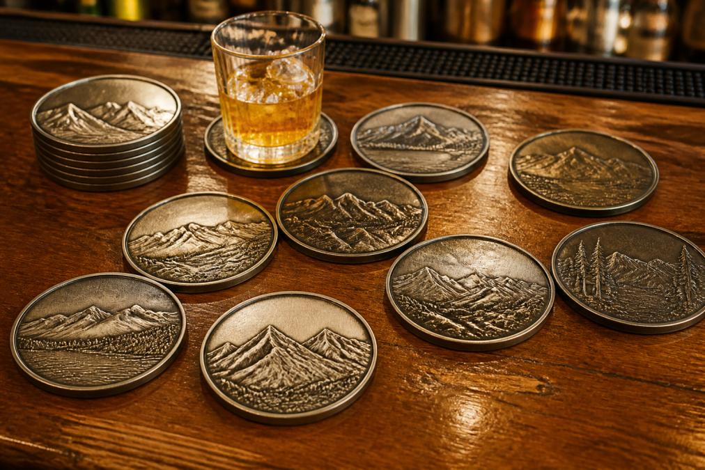 Custom Metal Coasters for Bar Top: 7 Best Options