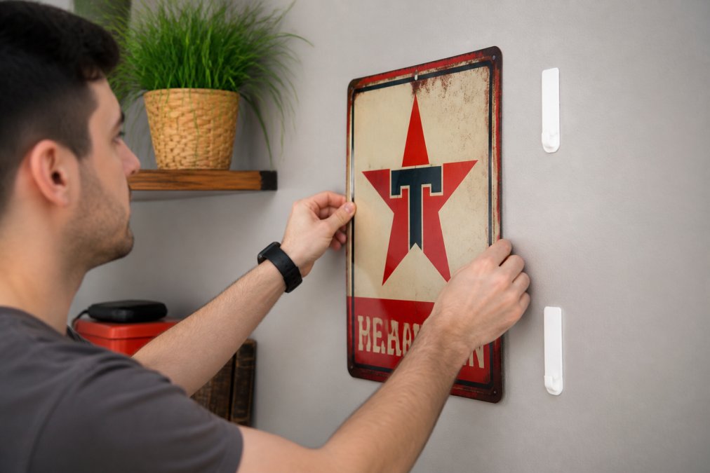 How to Hang Aluminum Signs Without Damaging Walls