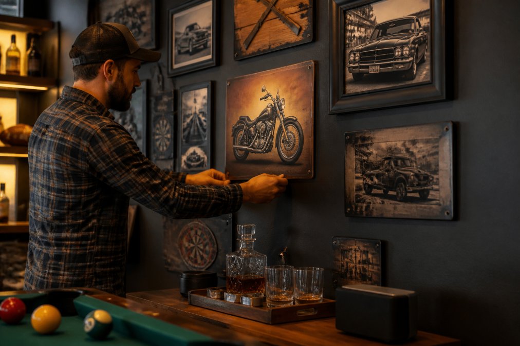 How to Personalize Man Cave Wall Art: 7-Step Guide