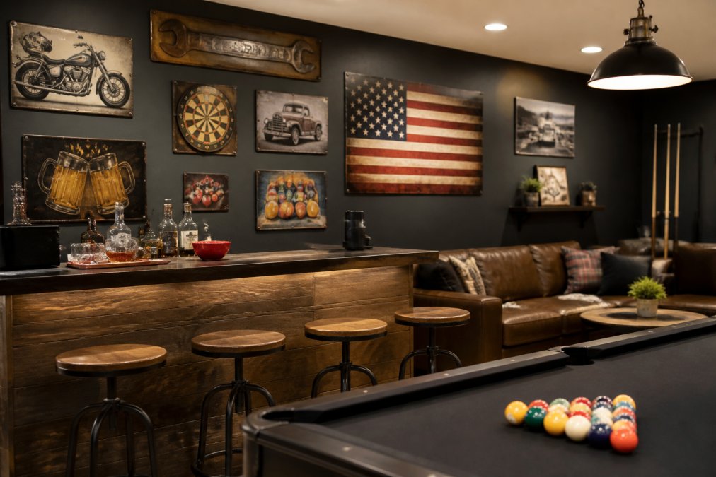 How to Style Man Cave Signs: A Complete Guide