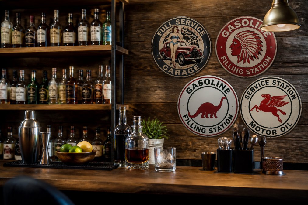 Personalized Metal Signs for Home Bars: Design & Install