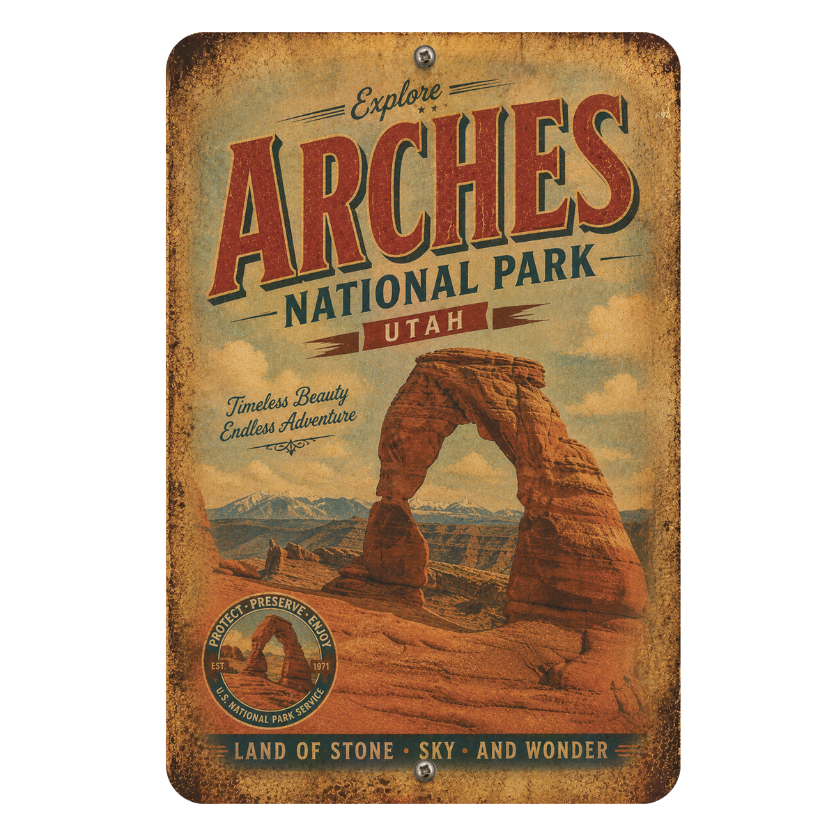 Arches National Park Sign