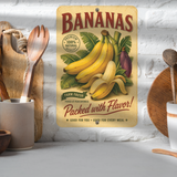 Vintage Bananas Farm Fresh Aluminum Sign