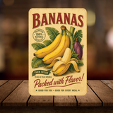 Vintage Bananas Farm Fresh Aluminum Sign