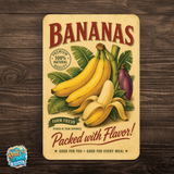Vintage Bananas Farm Fresh Aluminum Sign