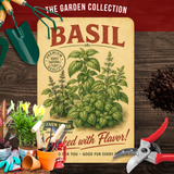 Vintage Basil Farm Fresh Aluminum Sign