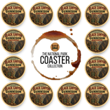 Black Canyon of the Gunnison National Park Ceramic Coaster – 4" Round