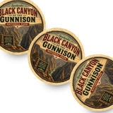 Black Canyon of the Gunnison National Park Ceramic Coaster – 4" Round