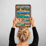 Dry Tortugas National Park Facts Aluminum Sign