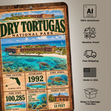 Dry Tortugas National Park Facts Aluminum Sign