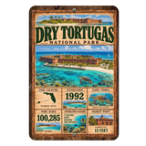 Dry Tortugas National Park Facts Aluminum Sign