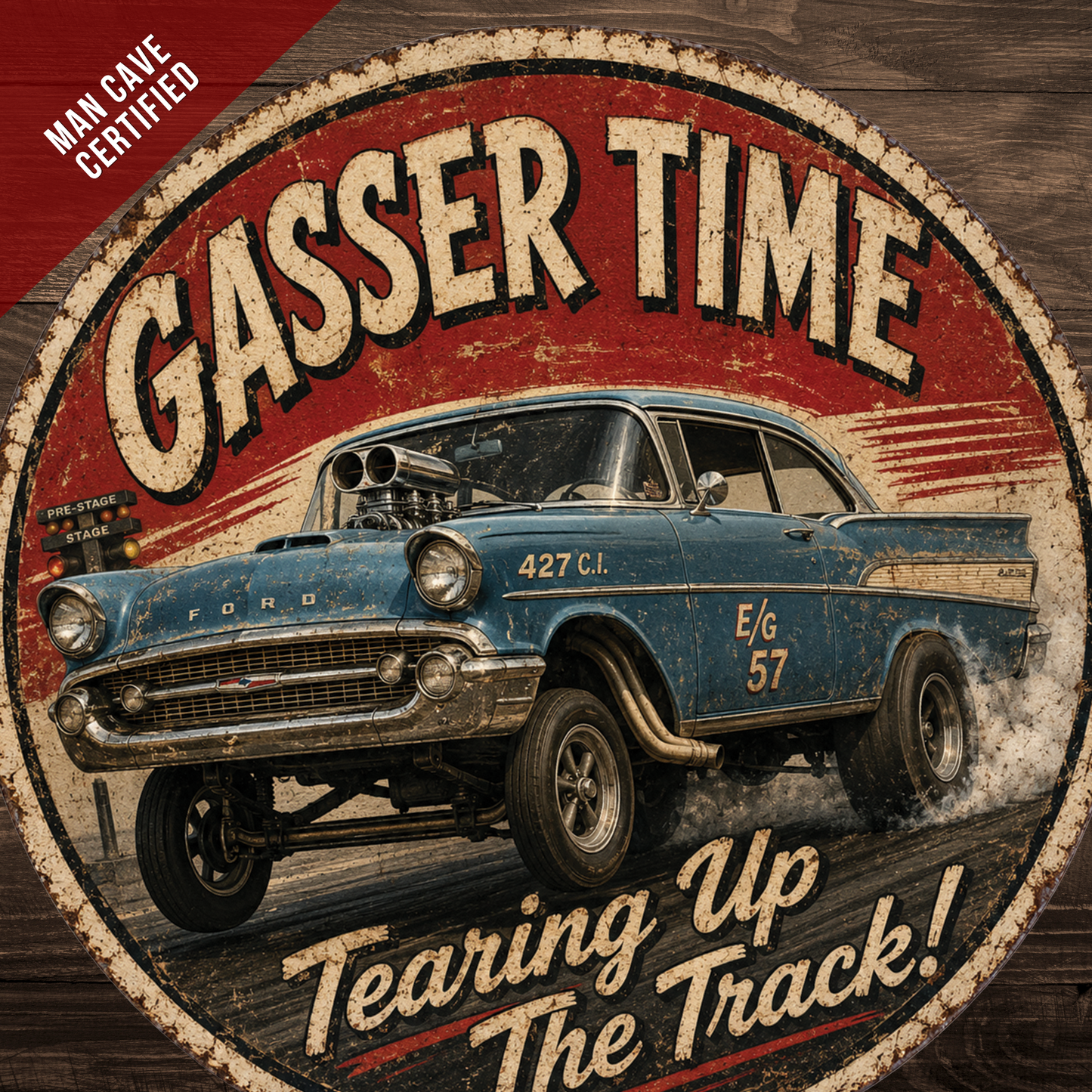Gasser Hot Rod Sign