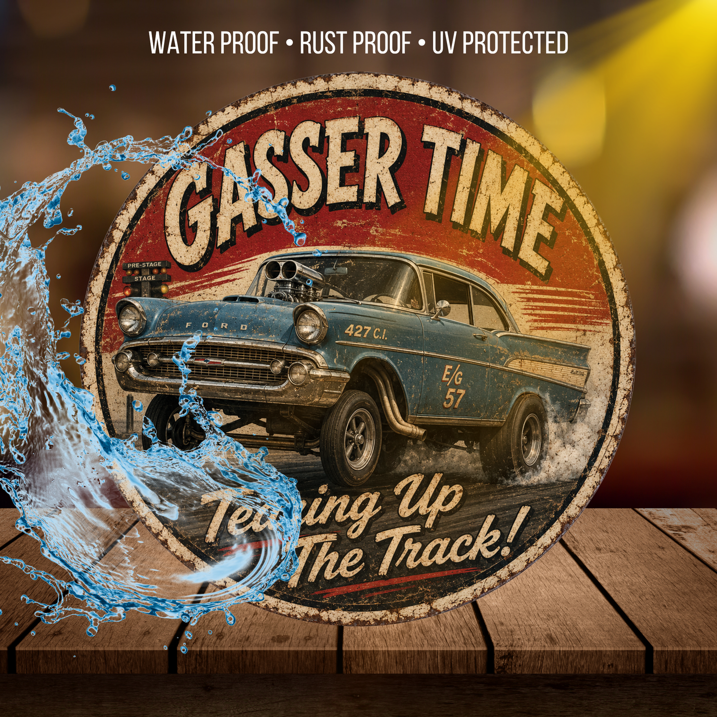 Gasser Hot Rod Sign