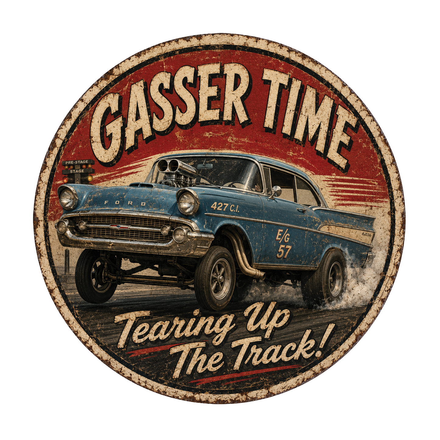 Gasser Hot Rod Sign