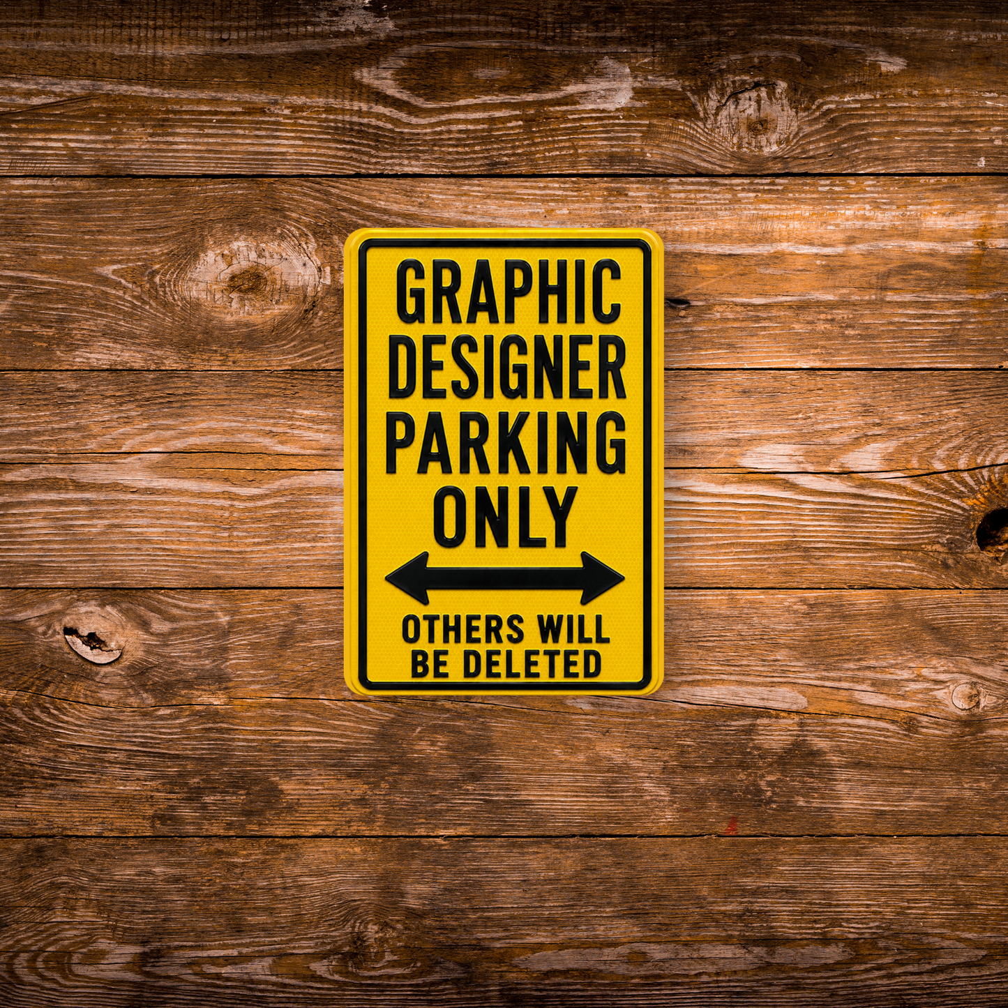 Graphic Designer Parking Sign Magnet