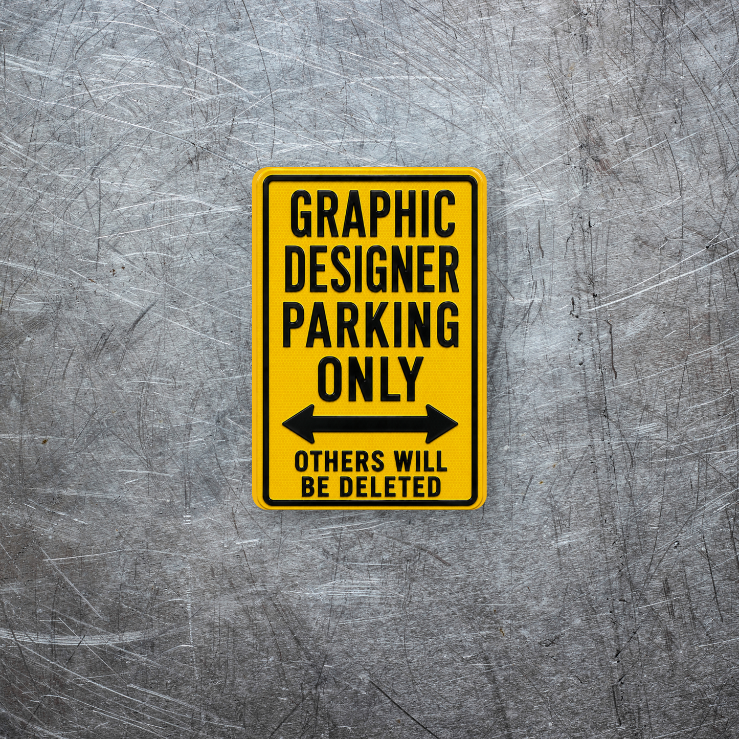 Graphic Designer Parking Sign Magnet