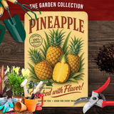Vintage Pineapple Farm Fresh Aluminum Sign