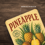Vintage Pineapple Farm Fresh Aluminum Sign