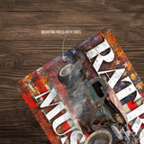 Rat Rod Muscle Car Sign