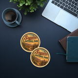 Saguaro National Park Ceramic Coaster – 4" Round