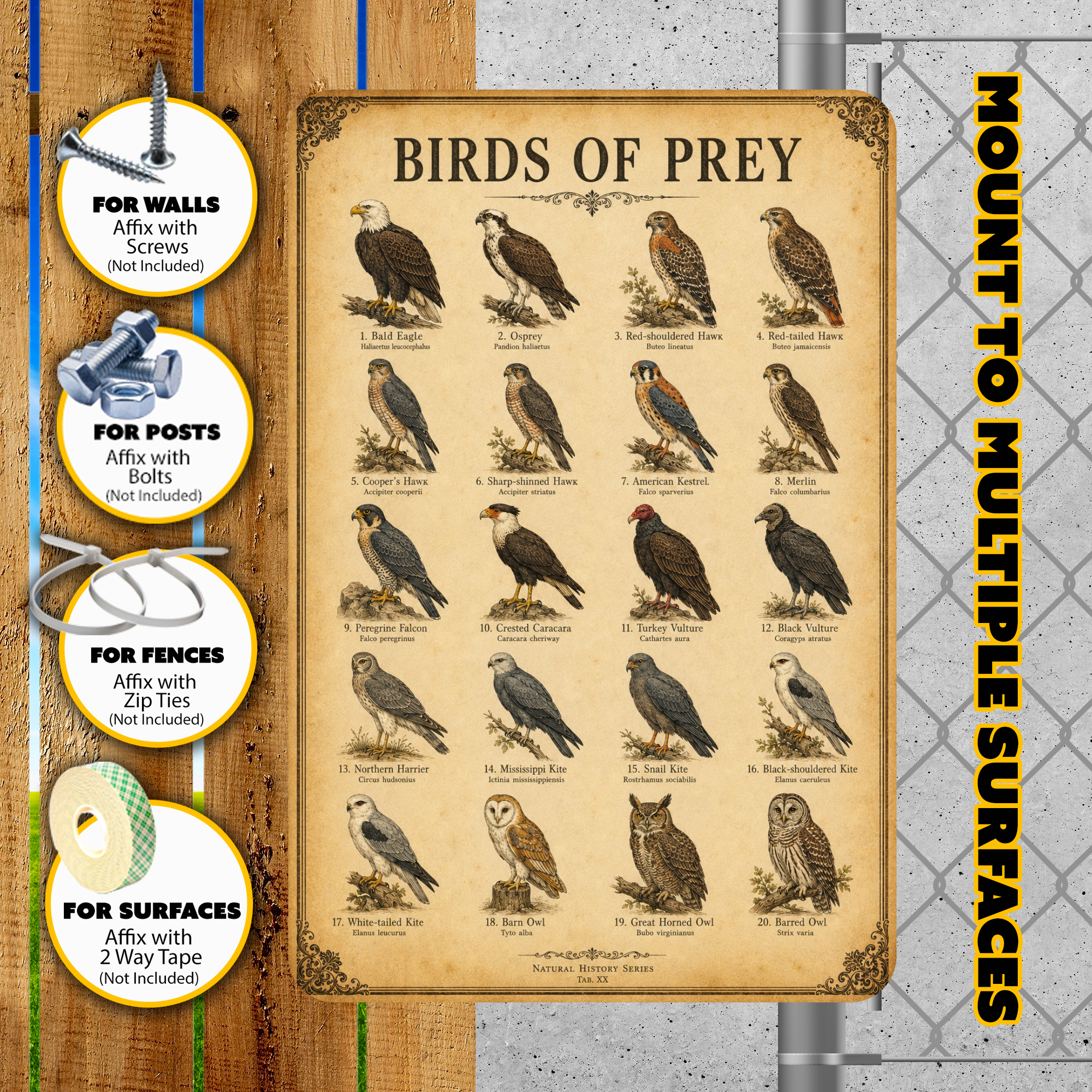 Birds of Prey Sign