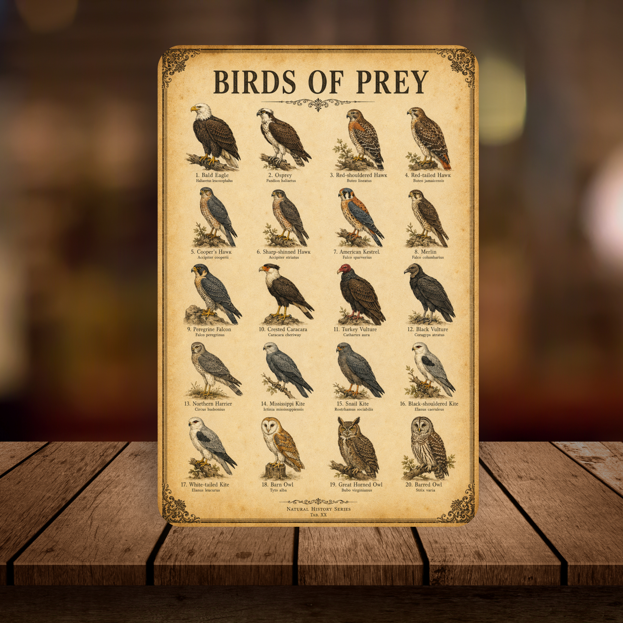 Birds of Prey Sign