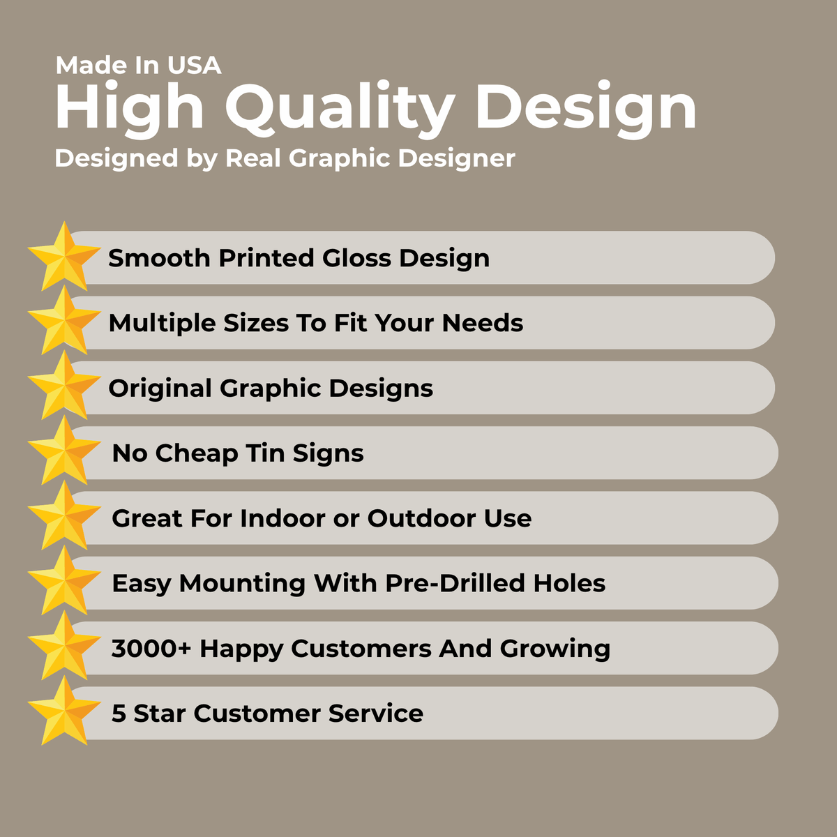 Types of 1960s Home Items – Retro Mid-Century Aluminum Sign