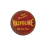 Vintage Valvoline Motor Oil Ceramic Coaster – 4-Inch Round