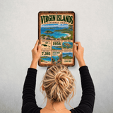 Virgin Islands National Park Facts Aluminum Sign