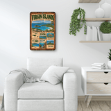 Virgin Islands National Park Facts Aluminum Sign