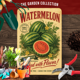 Vintage Watermelon Farm Fresh Aluminum Sign
