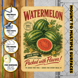 Vintage Watermelon Farm Fresh Aluminum Sign