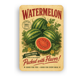 Vintage Watermelon Farm Fresh Aluminum Sign