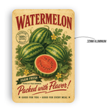 Vintage Watermelon Farm Fresh Aluminum Sign