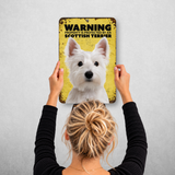 Warning Scottish Terrier Sign