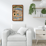 White Sands National Park Facts Aluminum Sign