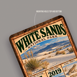 White Sands National Park Facts Aluminum Sign