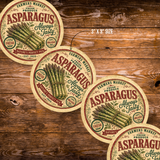 Vintage Asparagus Refrigerator Magnet