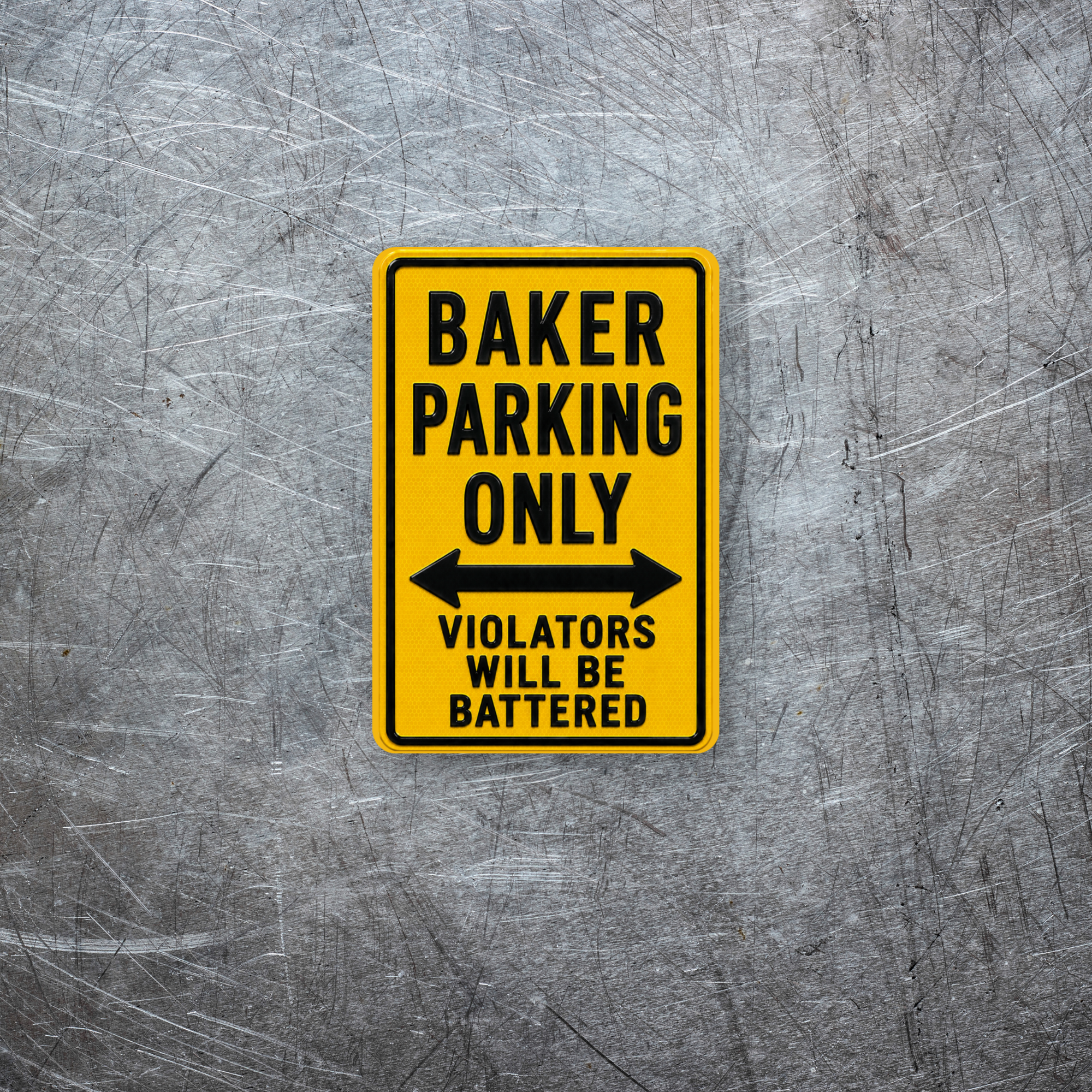 Baker Parking Sign Magnet