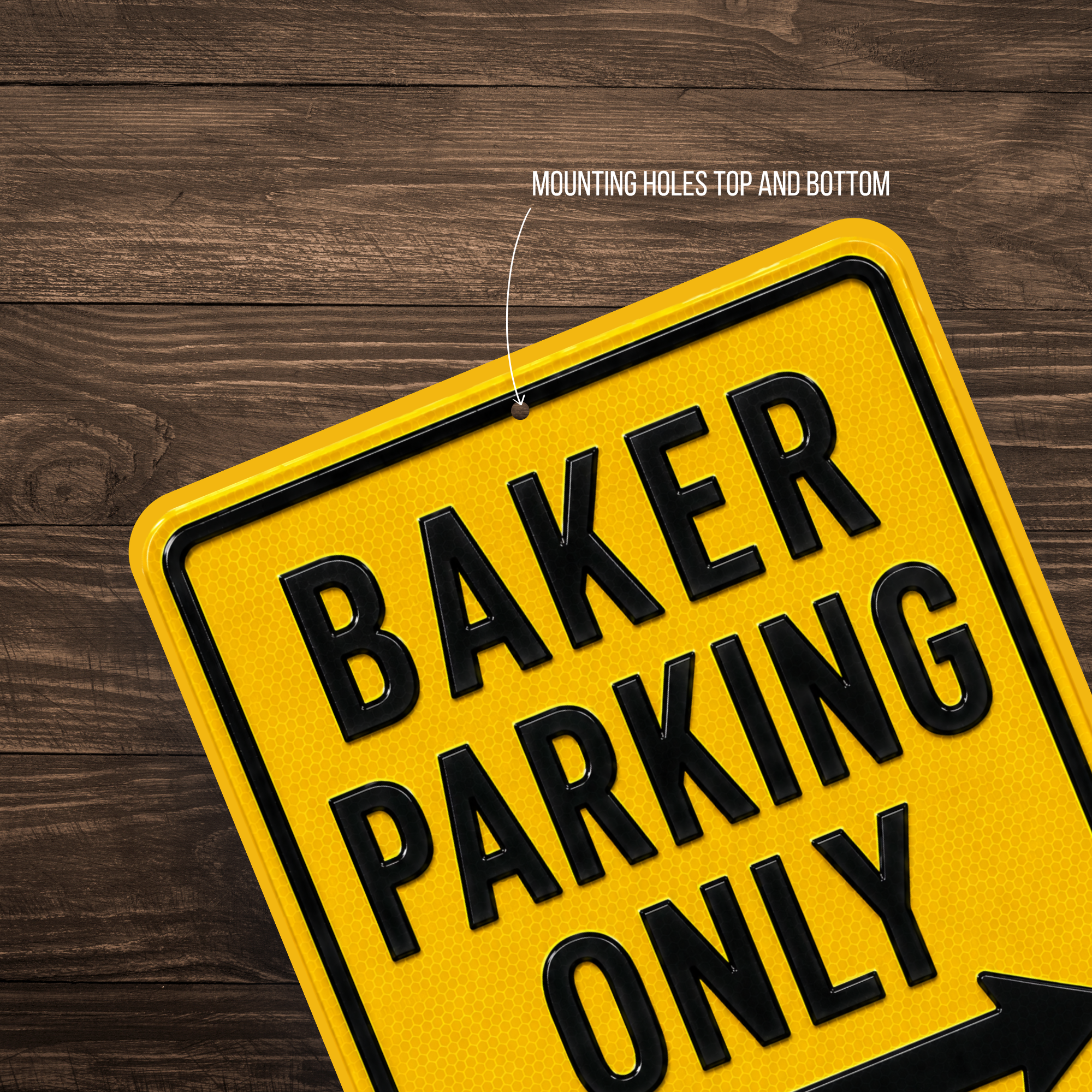 Baker Parking Sign