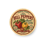 Vintage Bell Peppers Refrigerator Magnet