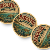Biscayne National Park Ceramic Coaster – 4" Round
