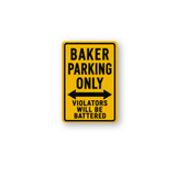 Baker Parking Sign Magnet