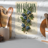 Blueberry Botanical Aluminum Sign – Fruit Kitchen & Garden Décor