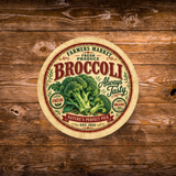 Vintage Broccoli Refrigerator Magnet