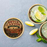 Bryce Canyon National Park Ceramic Coaster – 4" Round