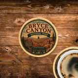 Bryce Canyon National Park Ceramic Coaster – 4" Round